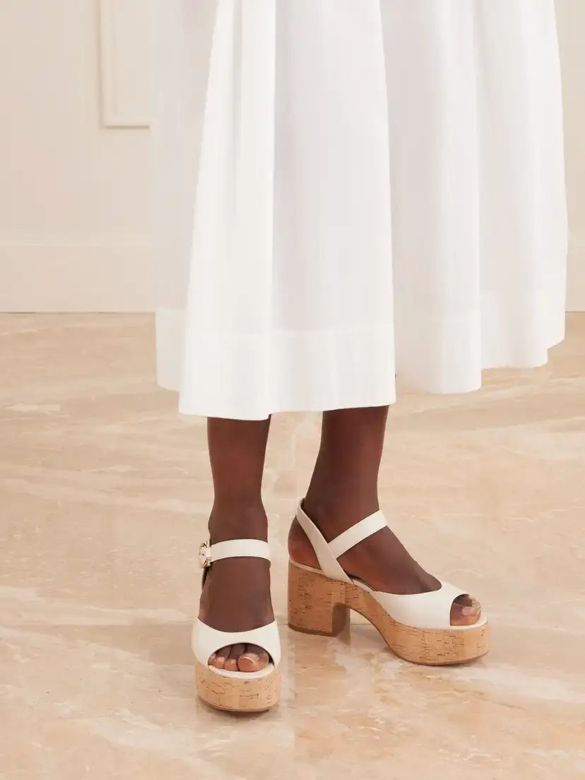 Ferragamo Nerea 90 Leather Platform Sandals | Thumbnail 2 Ferragamo Nerea 90 Leather Platform Sandals | Thumbnail 2