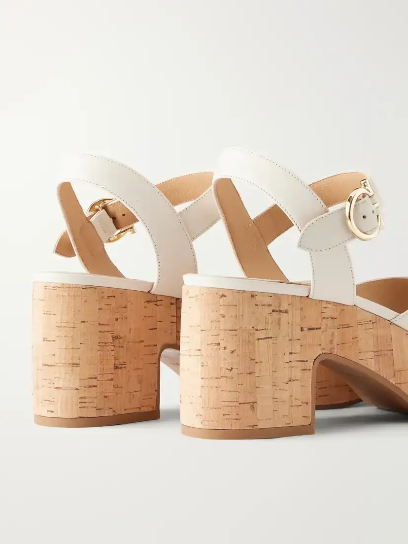 Ferragamo Nerea 90 Leather Platform Sandals | Thumbnail 5 Ferragamo Nerea 90 Leather Platform Sandals | Thumbnail 5