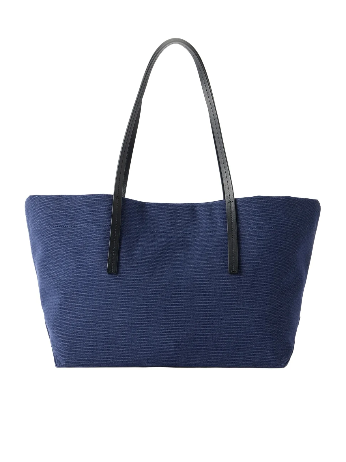 Driving Leather-trimmed Canvas Tote Driving Leather-trimmed Canvas Tote