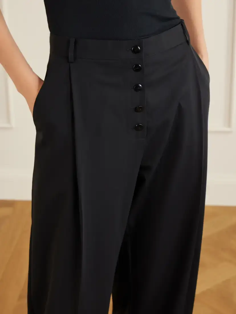 St. Agni Pleated Wool Wide-leg Pants | Thumbnail 5 St. Agni Pleated Wool Wide-leg Pants | Thumbnail 5