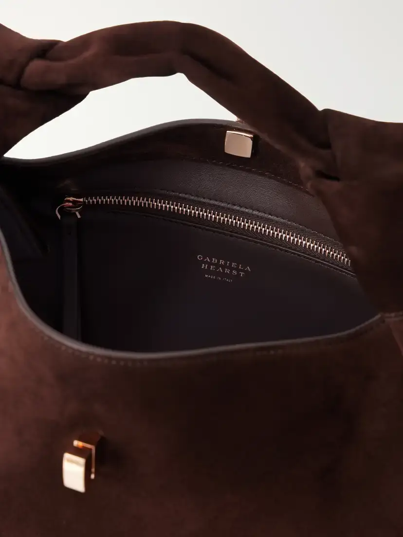Gabriela Hearst Antonia Mini Suede Shoulder Bag | Thumbnail 6