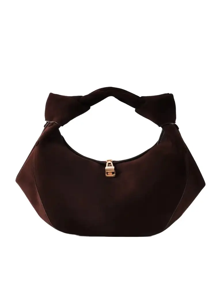 Gabriela Hearst Antonia Mini Suede Shoulder Bag | Image 1 Gabriela Hearst Antonia Mini Suede Shoulder Bag | Image 1