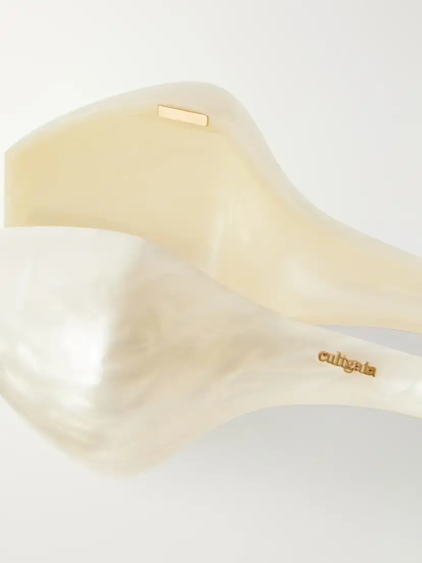 Cult Gaia Junos Marble-effect Clutch | Thumbnail 6 Cult Gaia Junos Marble-effect Clutch | Thumbnail 6