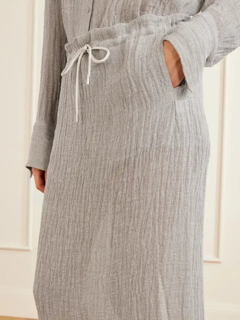 Kallmeyer Regina Linen-blend Gauze Midi Skirt | Thumbnail 5 Kallmeyer Regina Linen-blend Gauze Midi Skirt | Thumbnail 5