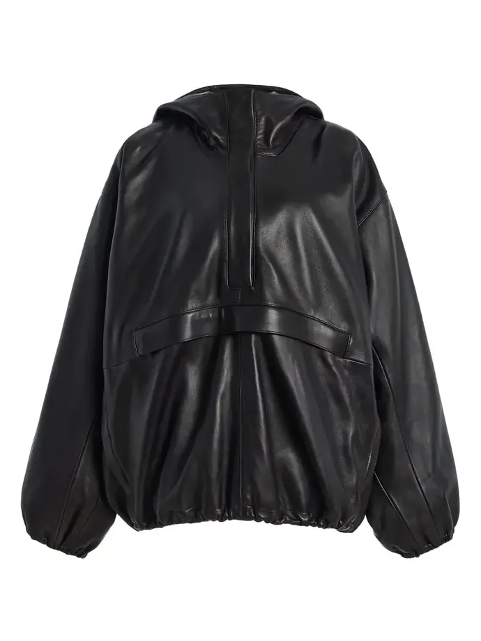 RÓHE Oversized Leather Anorak