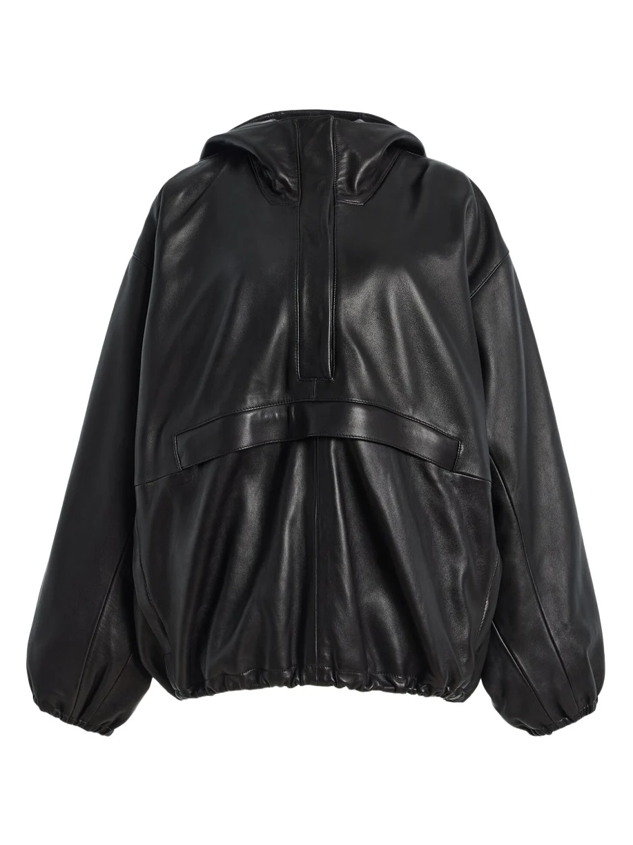 Oversized Leather Anorak Oversized Leather Anorak