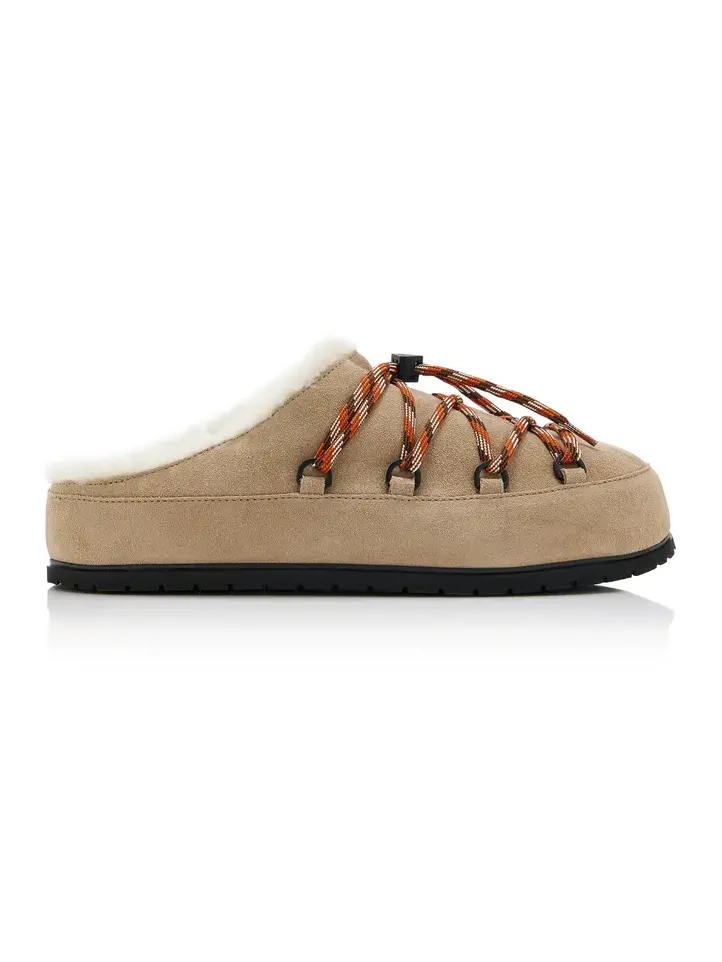 Prada Shearling Mules