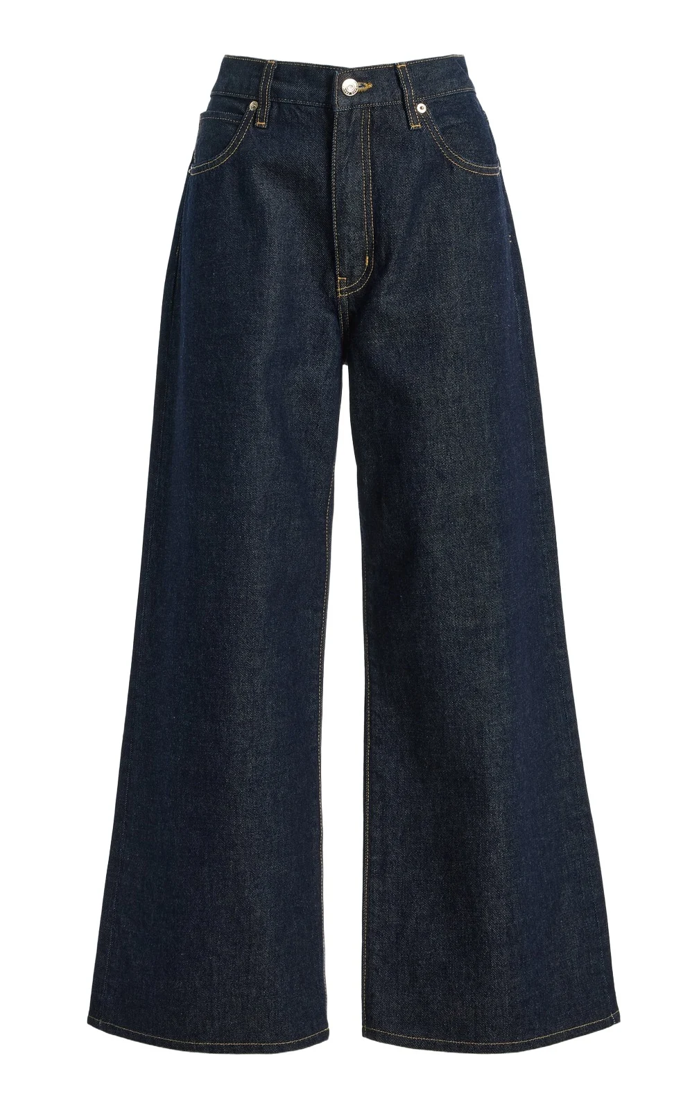 Frame The Swing Rigid Mid-Rise Wide-Leg Jeans