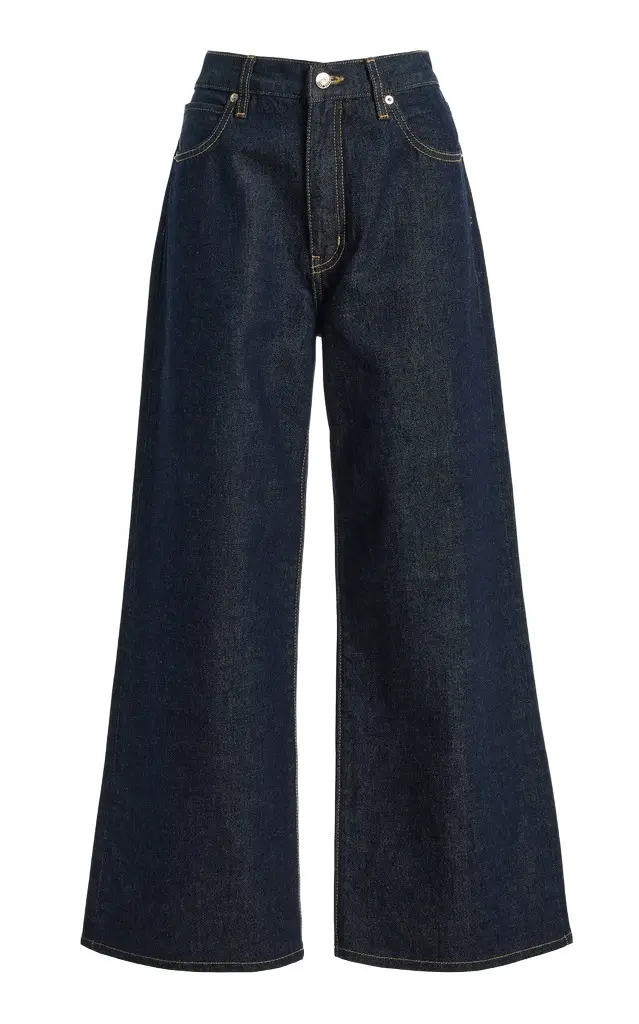 Frame The Swing Rigid Mid-Rise Wide-Leg Jeans