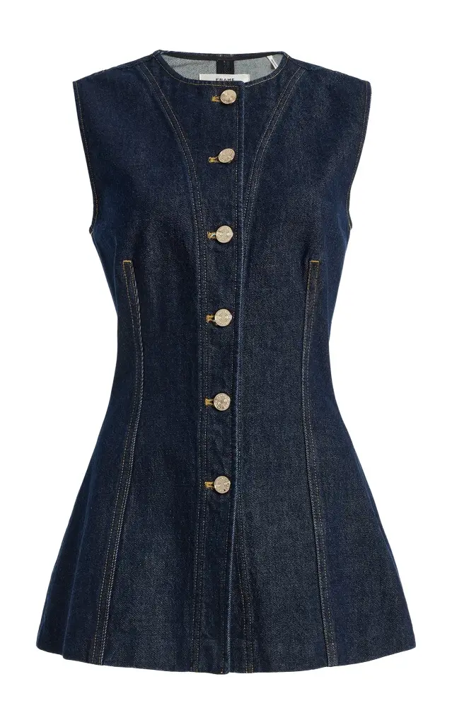 The Form Denim Vest The Form Denim Vest