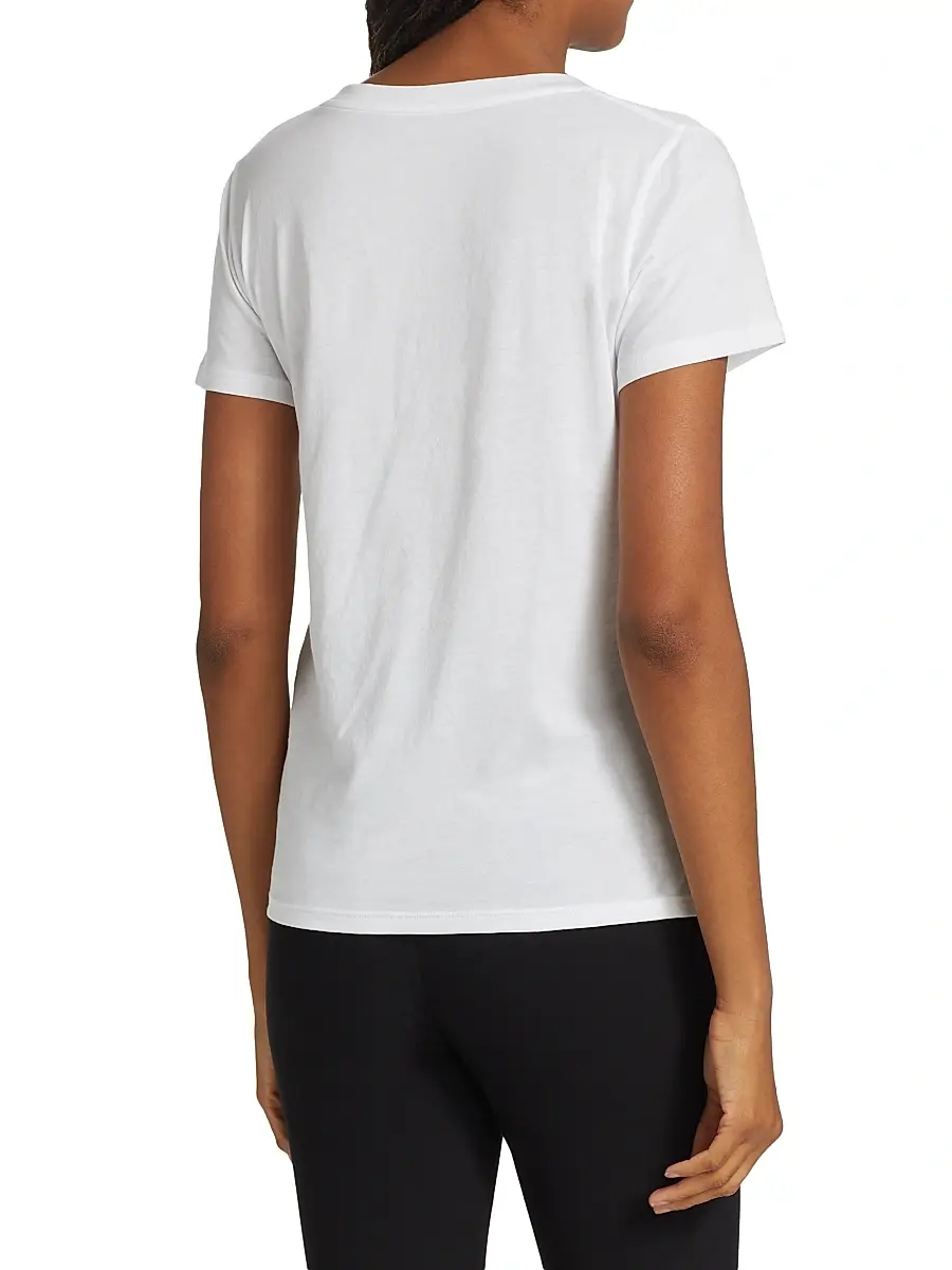 Vince Women's Plunging V-Neck T-Shirt | Thumbnail 5 Vince Women's Plunging V-Neck T-Shirt | Thumbnail 5