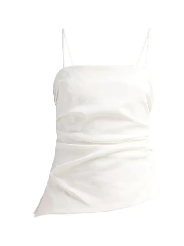 Women's Emerson Ruched Asymmetric Bustier Top Women's Emerson Ruched Asymmetric Bustier Top