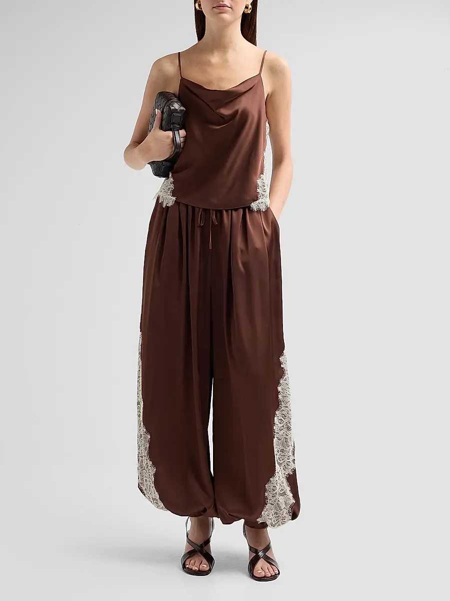 Cinq à Sept Women's Esme Satin Verne Pants | Thumbnail 2 Cinq à Sept Women's Esme Satin Verne Pants | Thumbnail 2