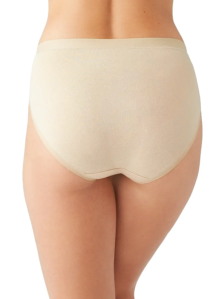 Wacoal Women's Understated Cotton High-Cut Brief | Thumbnail 3