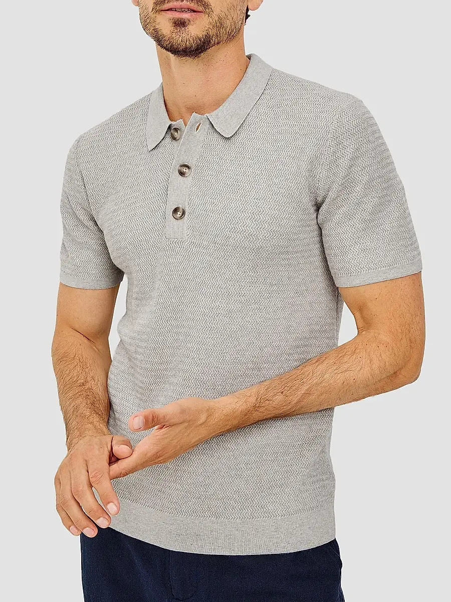 RAILS Men's Nathan Textured Cotton-Cashmere Shirt | Thumbnail 3