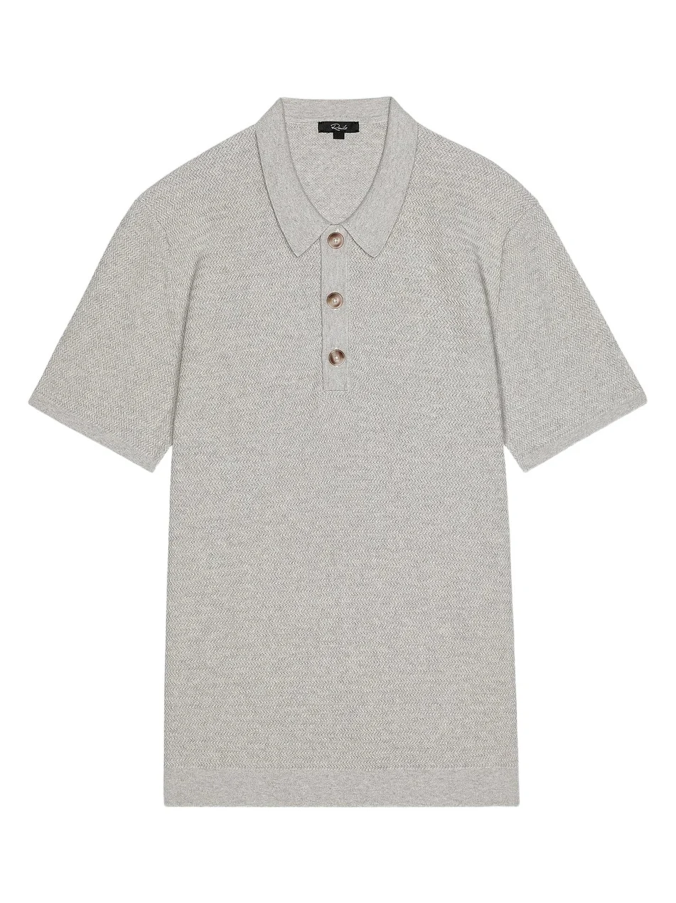 RAILS Men's Nathan Textured Cotton-Cashmere Shirt