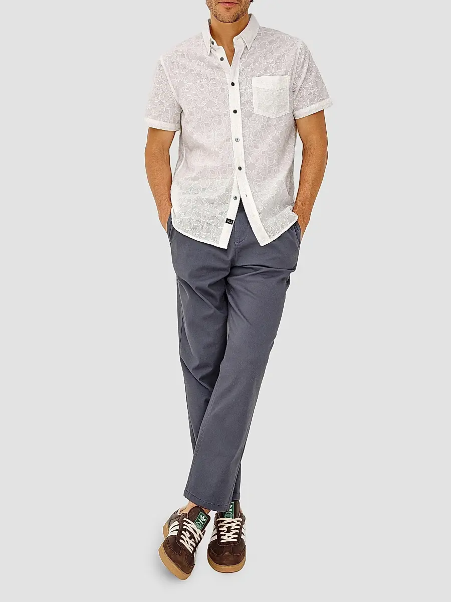 RAILS Men's Hale Embroidered Cotton Shirt | Thumbnail 2 RAILS Men's Hale Embroidered Cotton Shirt | Thumbnail 2
