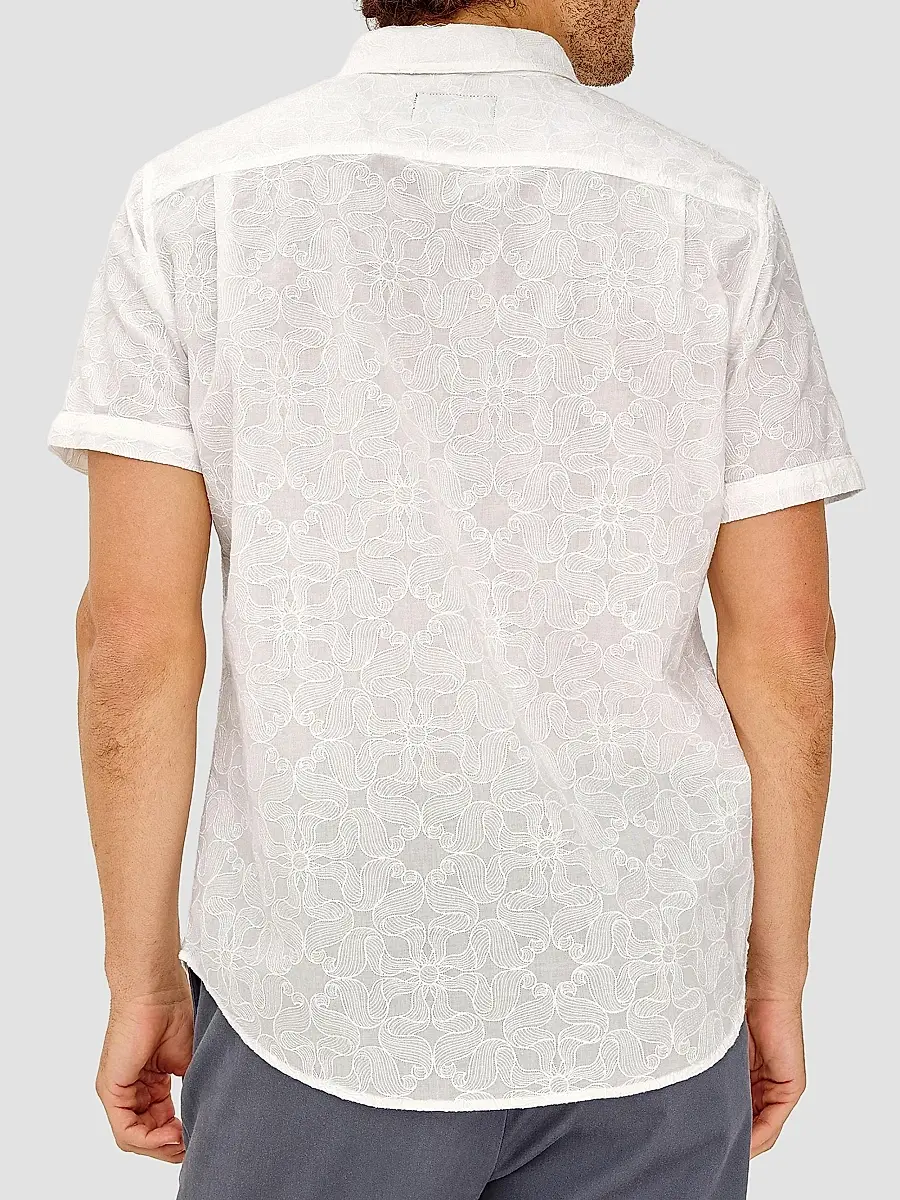 RAILS Men's Hale Embroidered Cotton Shirt | Thumbnail 4 RAILS Men's Hale Embroidered Cotton Shirt | Thumbnail 4