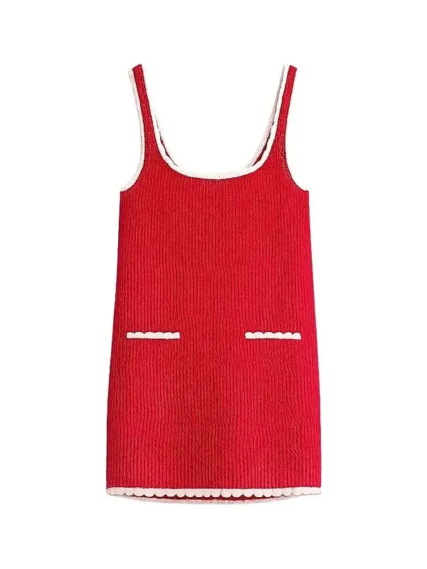 SEROYA Women's Brianna Two-Tone Knit Mini Dress