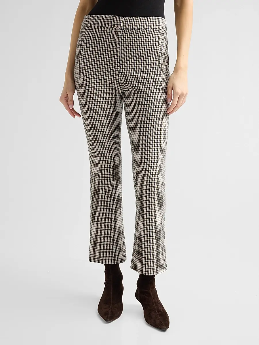 Veronica Beard Women's Arte Kick-Flare Crop Pants | Thumbnail 4 Veronica Beard Women's Arte Kick-Flare Crop Pants | Thumbnail 4