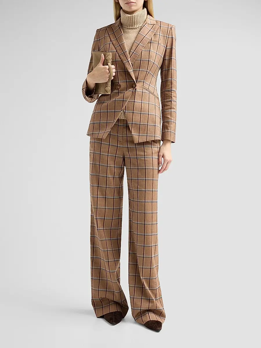 Veronica Beard Women's Rickie Plaid Dickey Jacket | Thumbnail 2 Veronica Beard Women's Rickie Plaid Dickey Jacket | Thumbnail 2