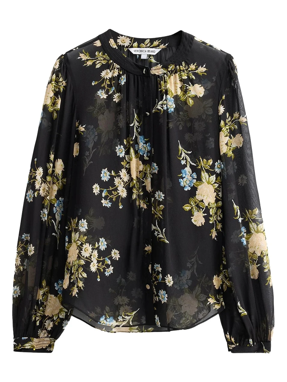 Women's Ashlynn Floral Silk Blouse
