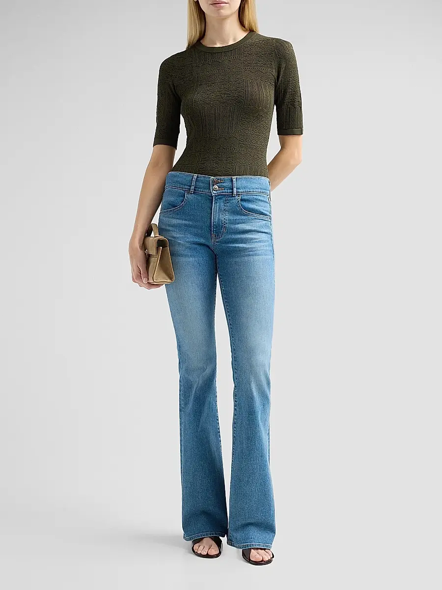 Veronica Beard Women's Garron Patchwork Sweater | Thumbnail 2 Veronica Beard Women's Garron Patchwork Sweater | Thumbnail 2