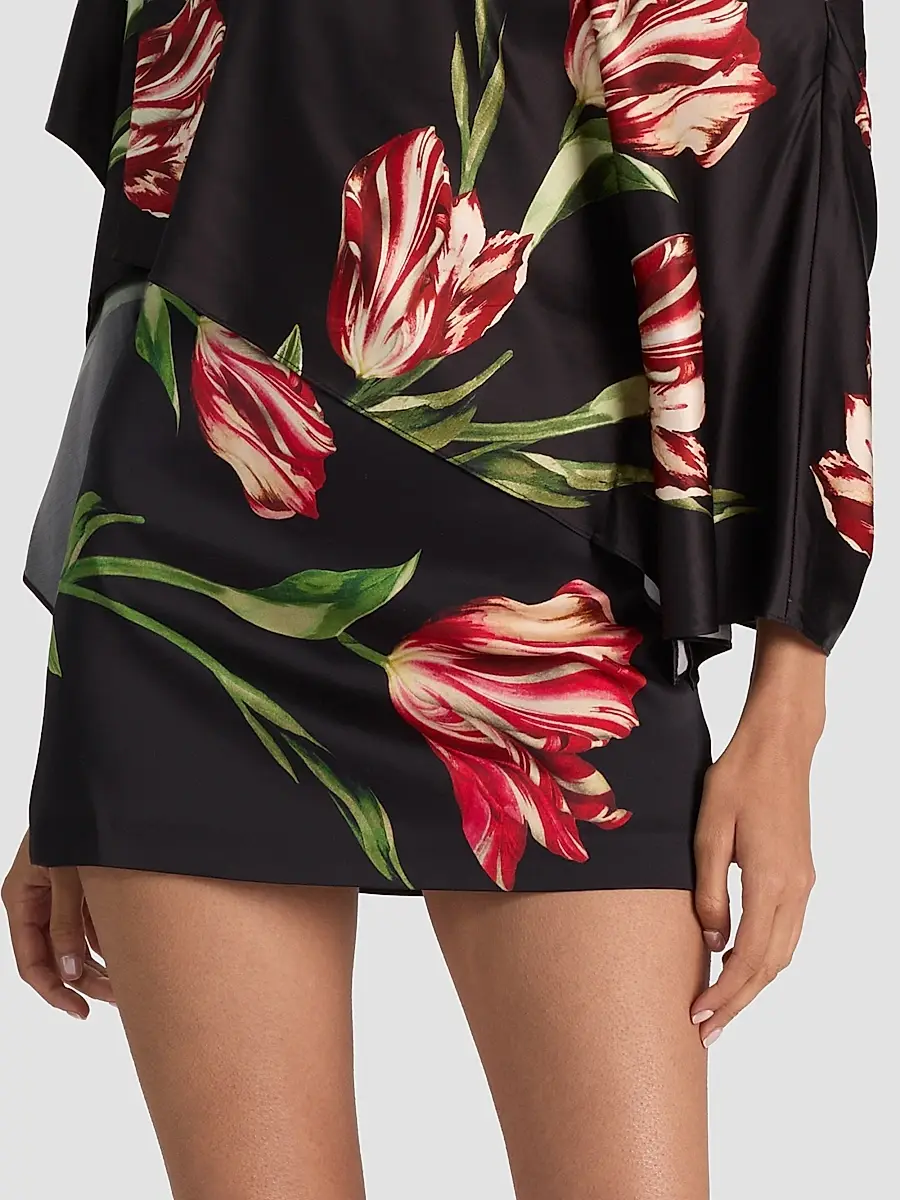 Alice + Olivia Women's Rubi Micro Mini Skirt | Thumbnail 6 Alice + Olivia Women's Rubi Micro Mini Skirt | Thumbnail 6