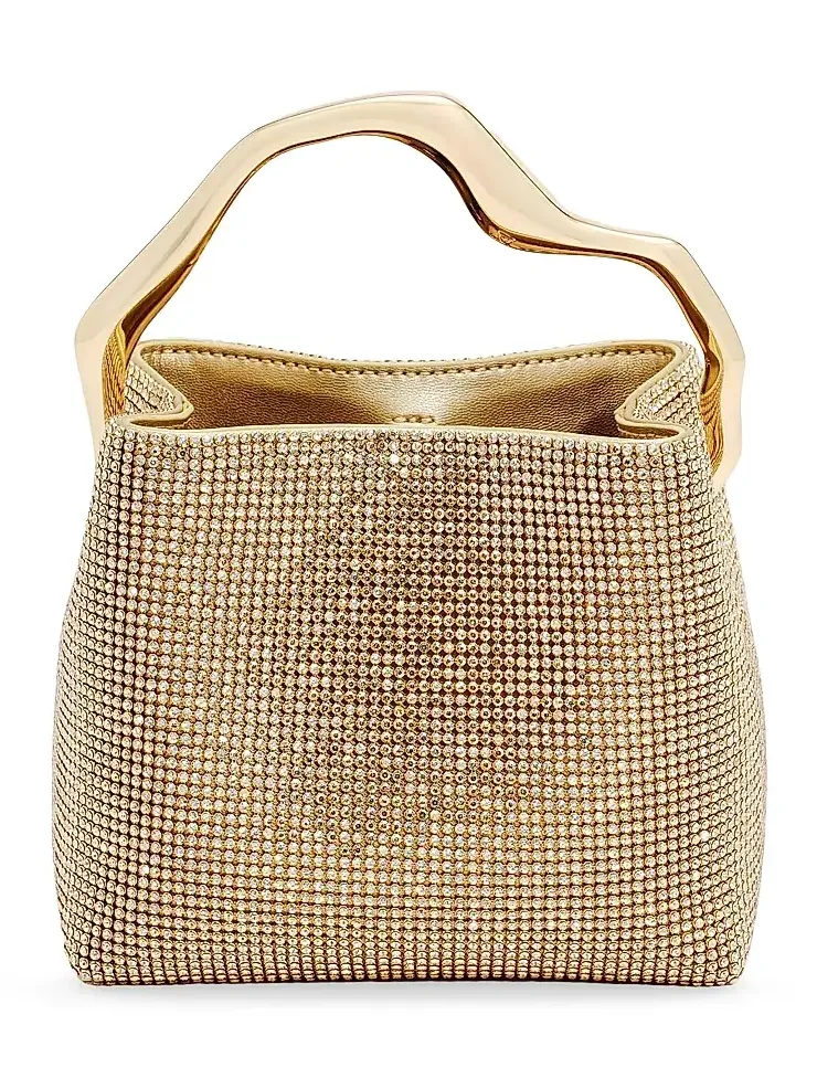 Cult Gaia Women's Mini Solene Rhinestone Top Handle Bag