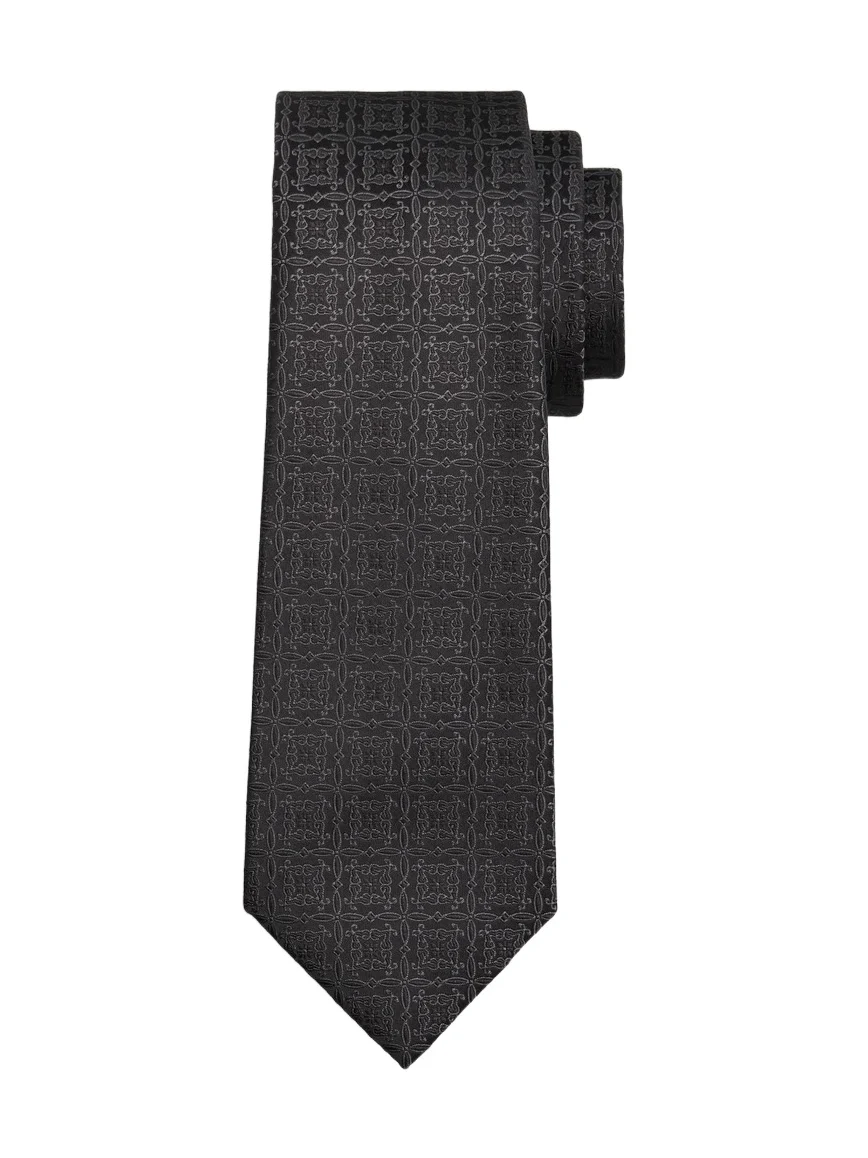 Men's Geometric Silk Tie