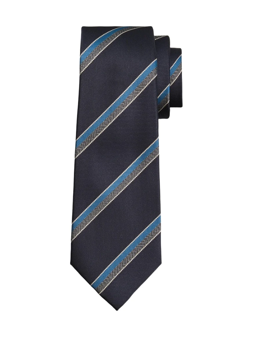 Men's Diagonal Stripe Silk Tie Men's Diagonal Stripe Silk Tie