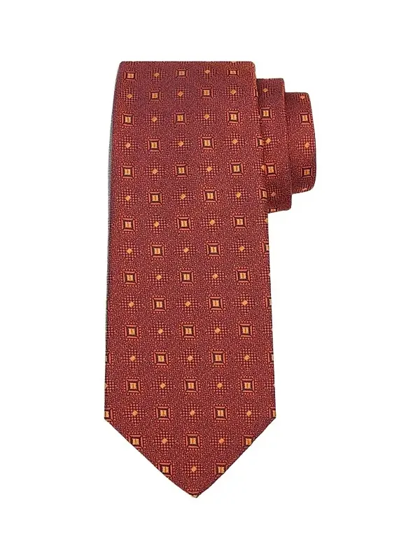 Men's Geometric Woven Silk Tie Men's Geometric Woven Silk Tie