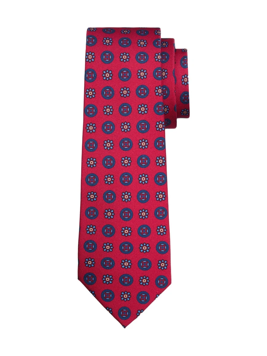 Men's Medallion Silk Tie