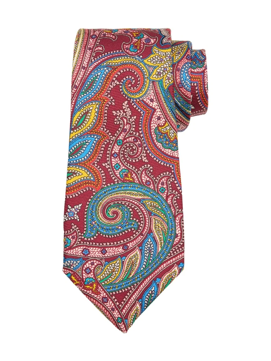 Men's Paisley Silk Tie