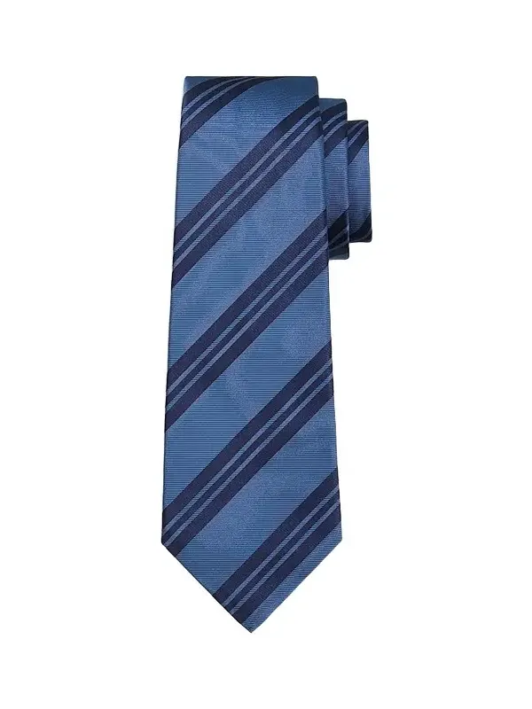 Men's Diagonal Stripe Silk Tie Men's Diagonal Stripe Silk Tie