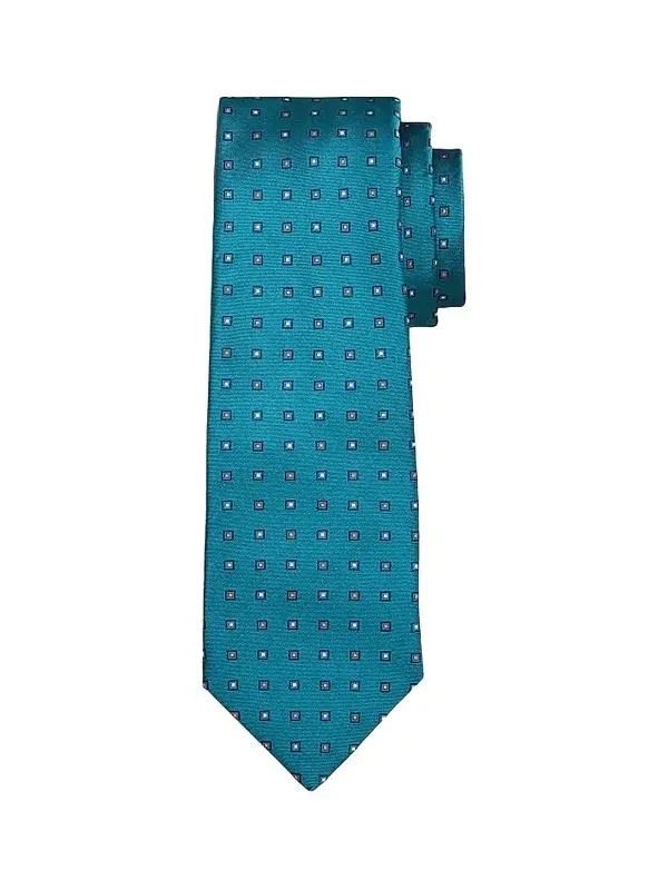 Men's Geometric Print Silk Tie Men's Geometric Print Silk Tie