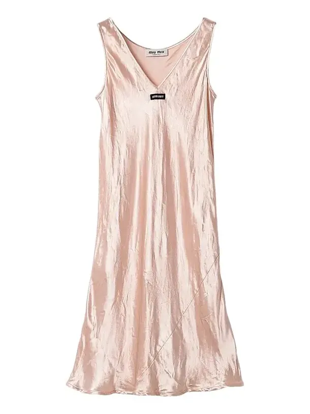 Women's Satin Midi-Dress Women's Satin Midi-Dress