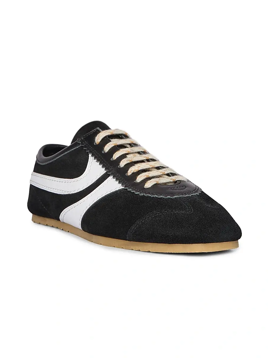 Dries Van Noten Women's Suede Low-Top Sneakers | Thumbnail 2 Dries Van Noten Women's Suede Low-Top Sneakers | Thumbnail 2