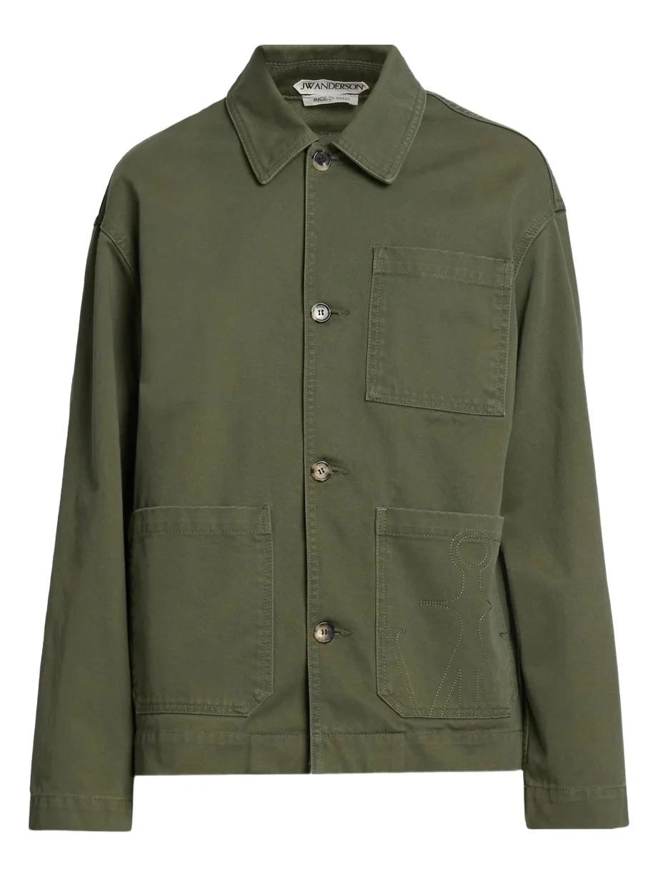 Men's Patch Pocket Cotton Jacket Men's Patch Pocket Cotton Jacket