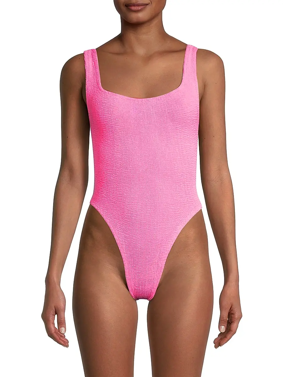 Hunza G Women's Crinkle One-Piece Swimsuit | Thumbnail 3 Hunza G Women's Crinkle One-Piece Swimsuit | Thumbnail 3