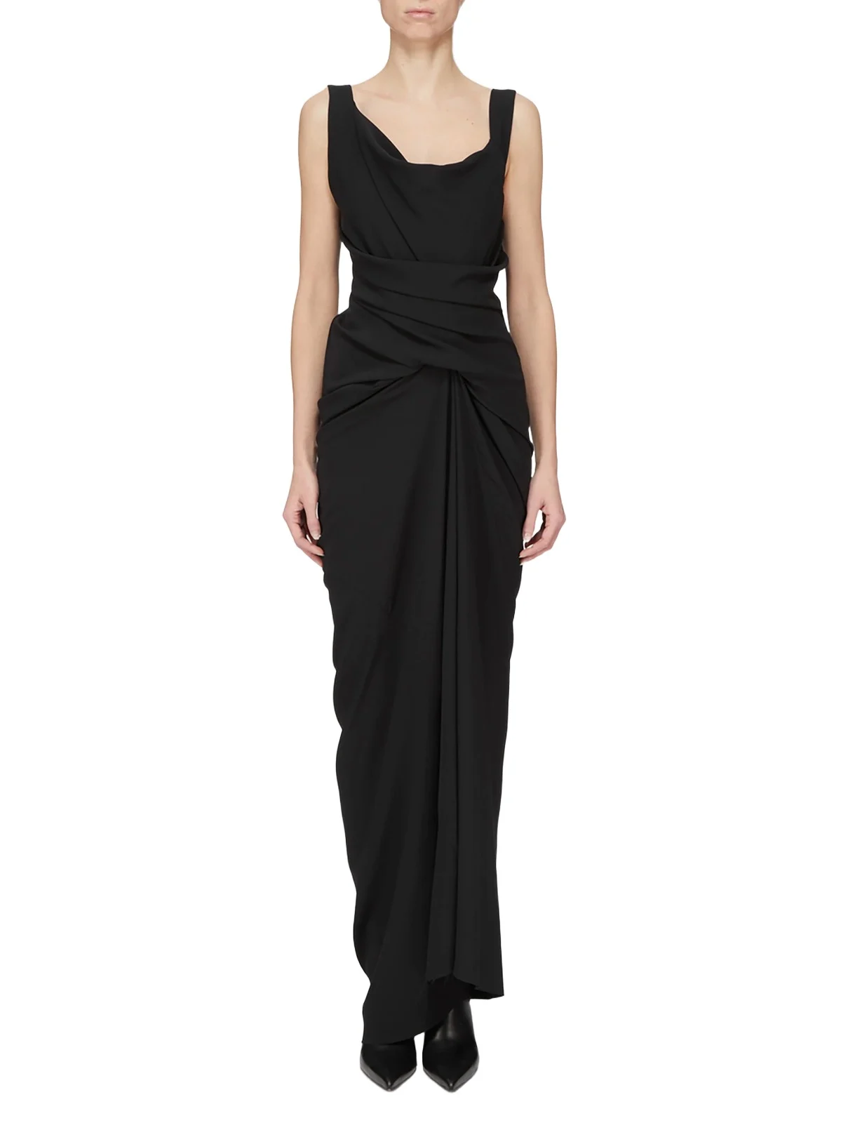 Rick Owens Women's Strutter Draped Maxi Dress