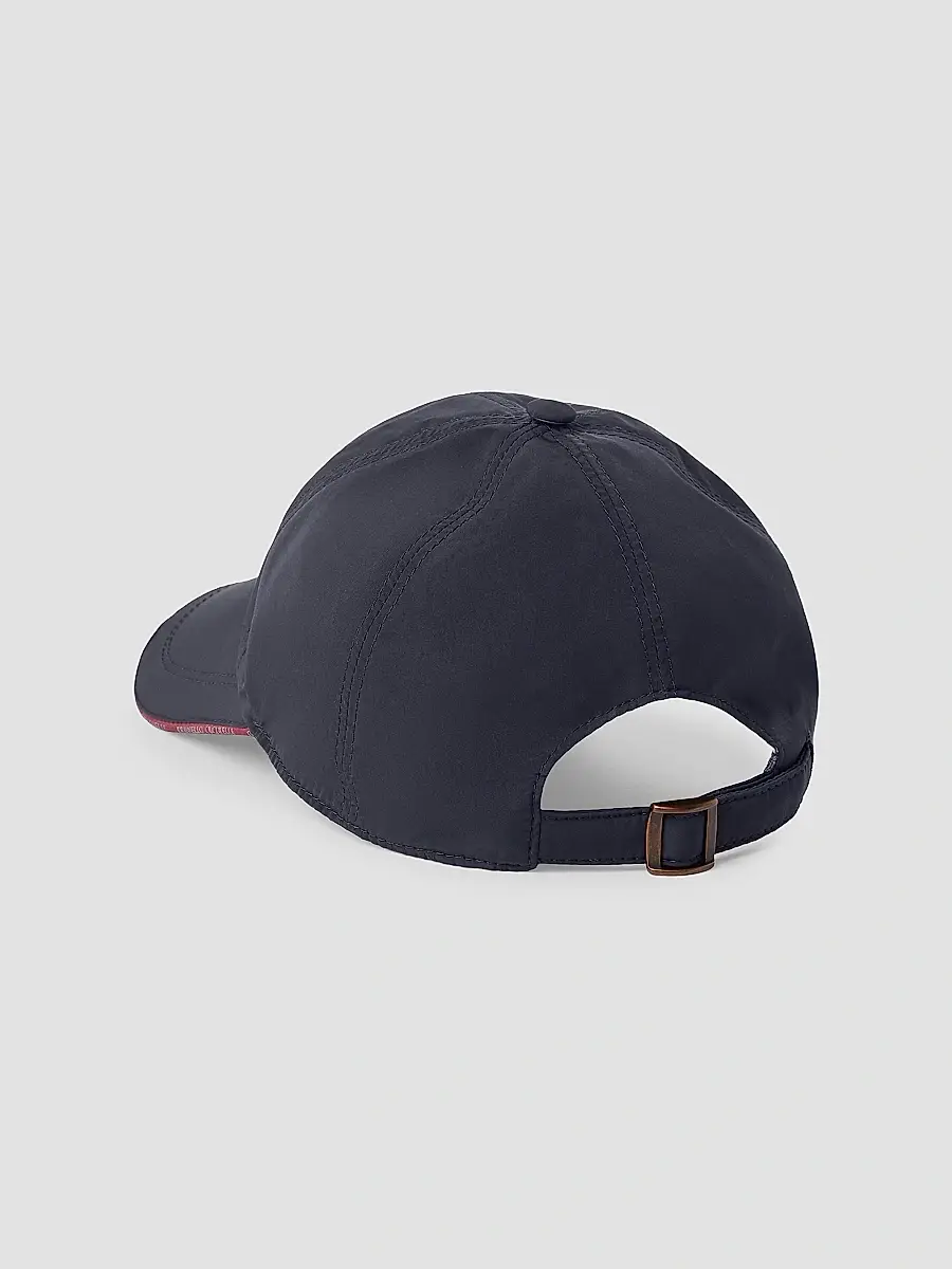 Brunello Cucinelli Men's Water-Resistant Microfiber Baseball Cap | Thumbnail 2 Brunello Cucinelli Men's Water-Resistant Microfiber Baseball Cap | Thumbnail 2