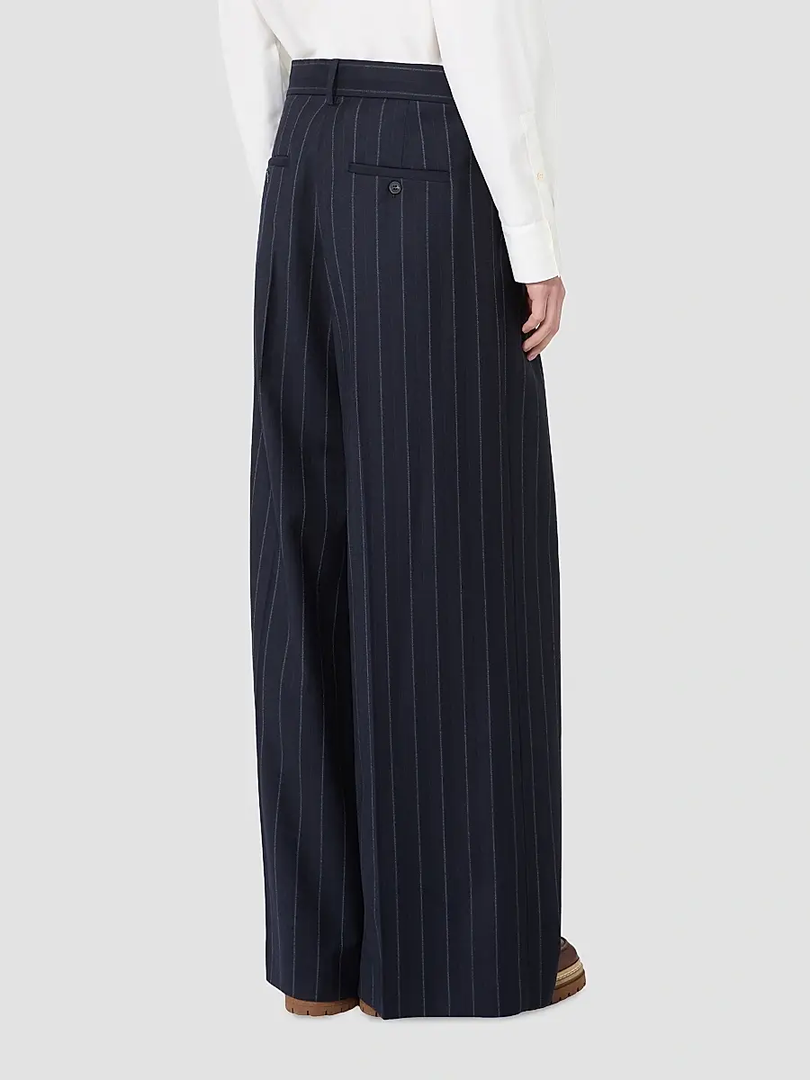 Weekend Max Mara Women's Stretch Wool Flannel Trousers | Thumbnail 4 Weekend Max Mara Women's Stretch Wool Flannel Trousers | Thumbnail 4