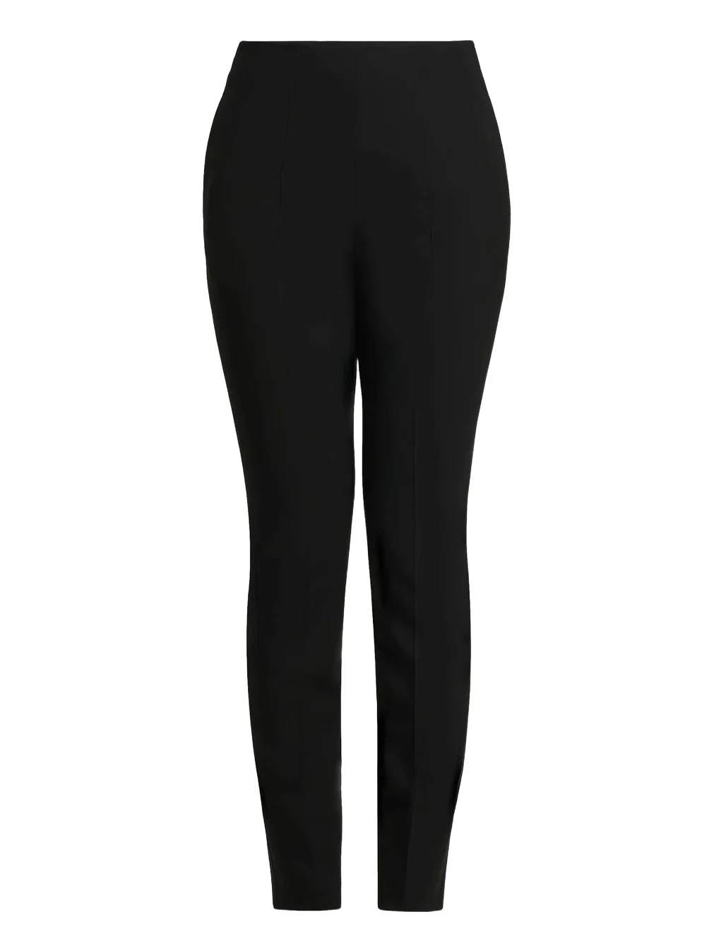Women's Stretch-Wool Darted Flat-Front Trousers