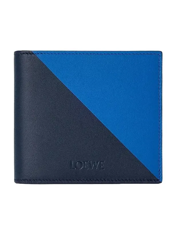 Loewe Men's Flag Colorblocked Leather Bifold Wallet