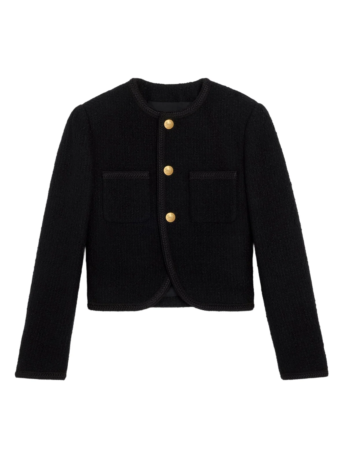 Celine chasseur jacket in bouclé tweed