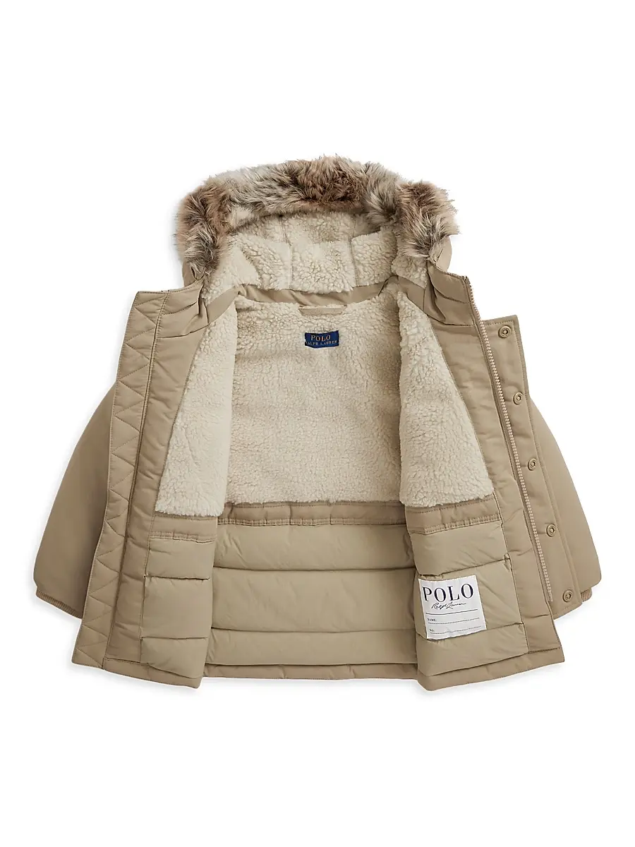 Polo Ralph Lauren Boy's Little Boy's & Boy's Faux-Fur Trim Parka | Thumbnail 2