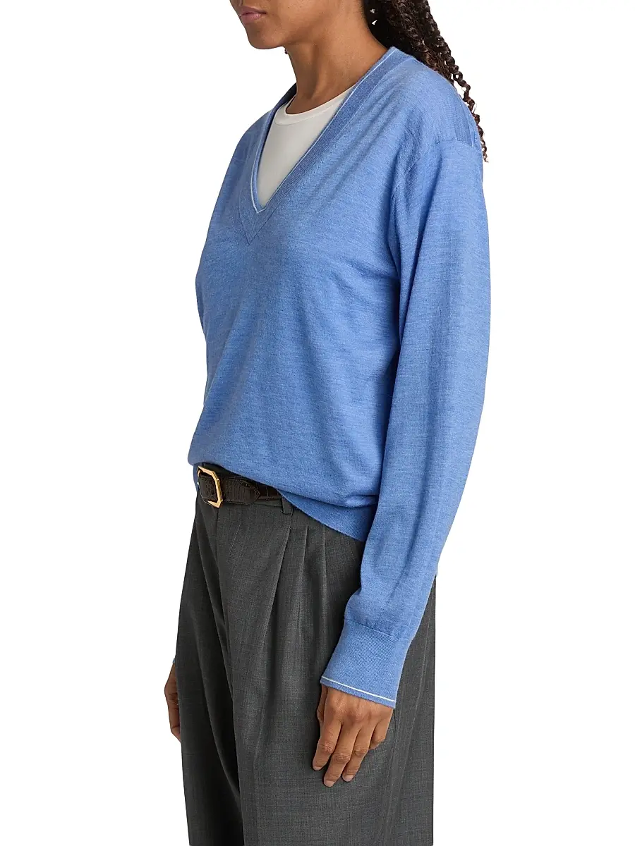 Guest In Residence Women's The Airy Cotton-Silk Sweater | Thumbnail 4