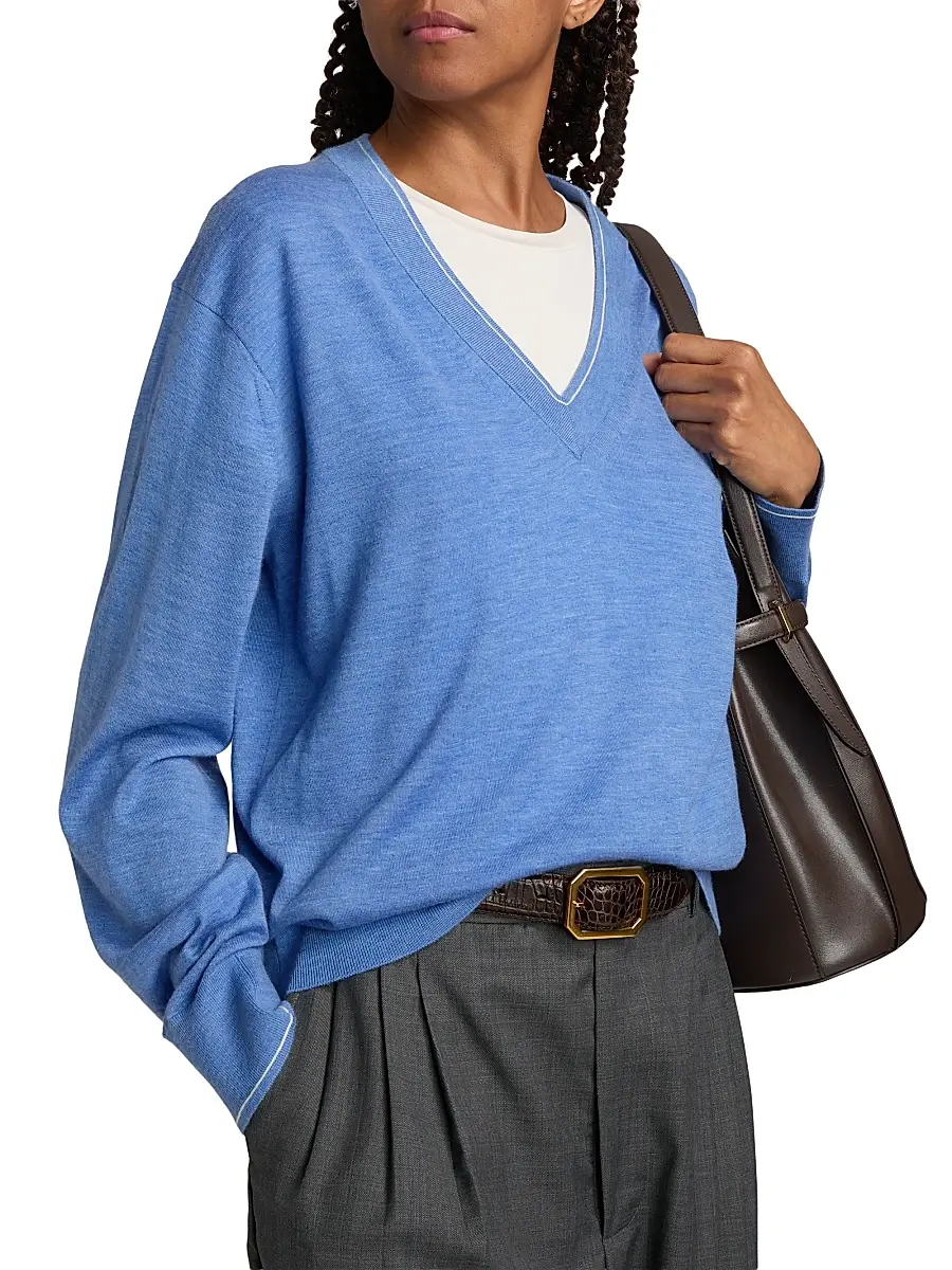 Guest In Residence Women's The Airy Cotton-Silk Sweater | Thumbnail 6