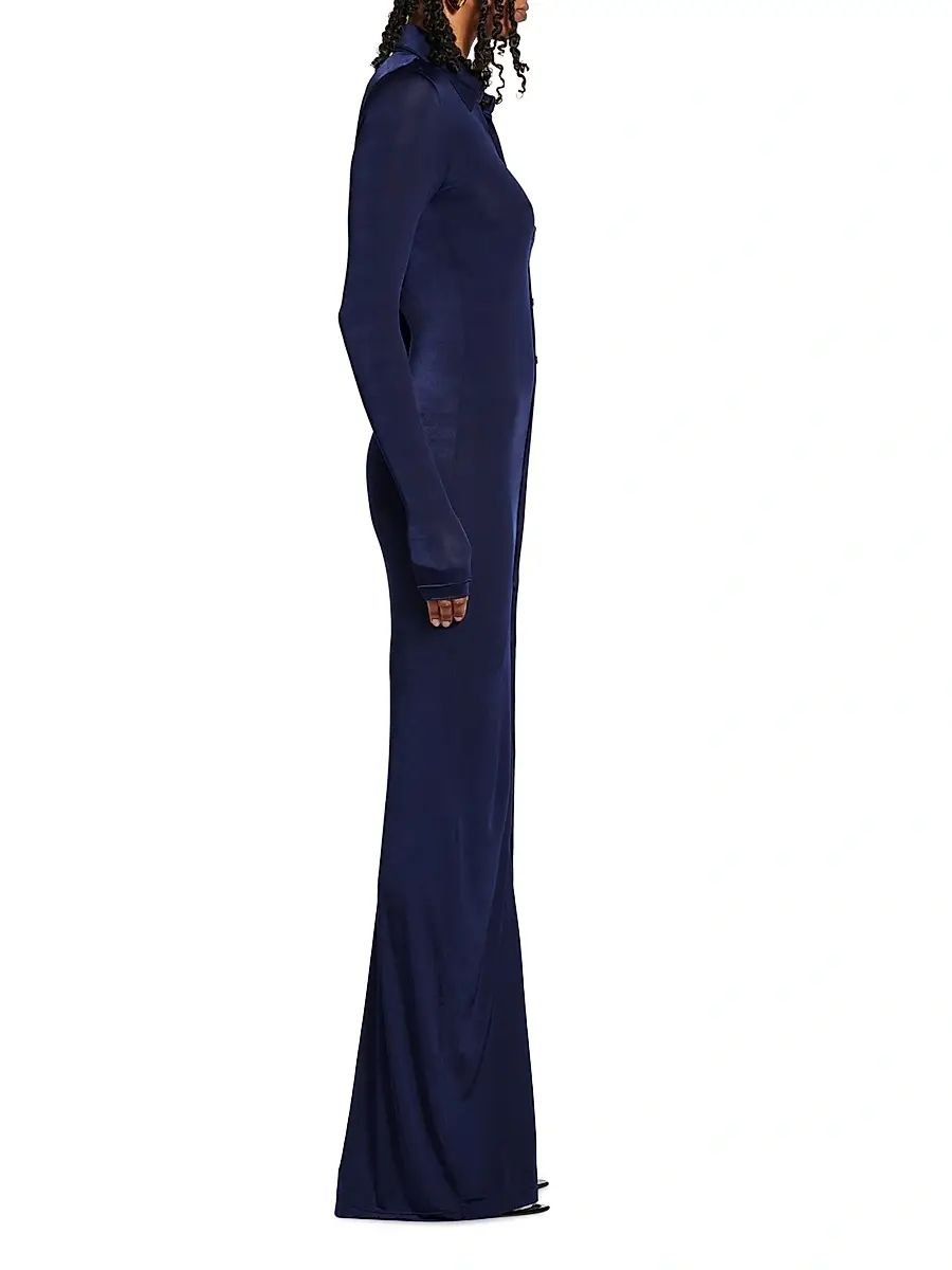 Balenciaga Women's Stretch Maxi Dress | Thumbnail 4 Balenciaga Women's Stretch Maxi Dress | Thumbnail 4